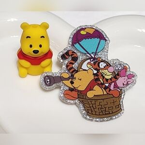 Bear Acrylic Flatback Beads Badge Crafts Pig Donkey Keychain Bag Clip Hair Clip